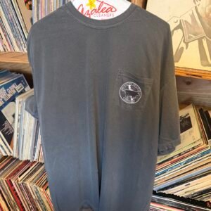 Big Black Cow Record T-Shirt Gray front