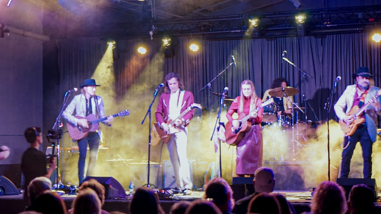 The Family onstage, May 2 live recording